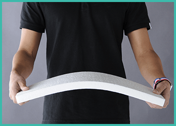 写真：発泡ポリエチレンの耐久性テスト1